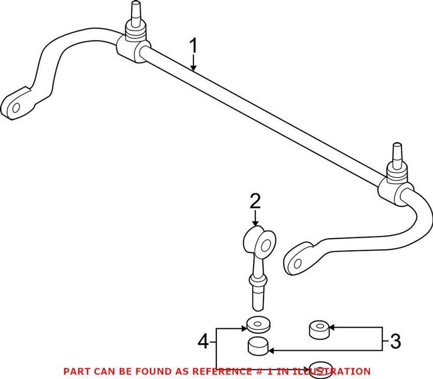 Volvo Sway Bar - Rear 9157312